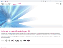 Tablet Screenshot of powerlite.com